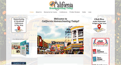 Desktop Screenshot of californiahomeschoolingtoday.com